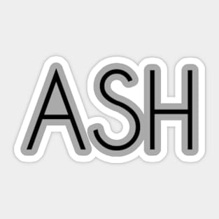 Ash Sticker